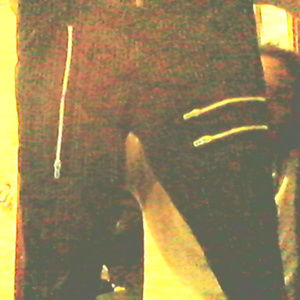 Royal Bones blk/wht Pinstripe  Zipper Pants sz 28